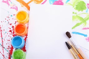 高清水彩工具图片